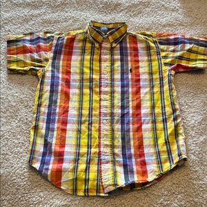 Ralph Lauren Multicolor Plaid Button Down Shirt